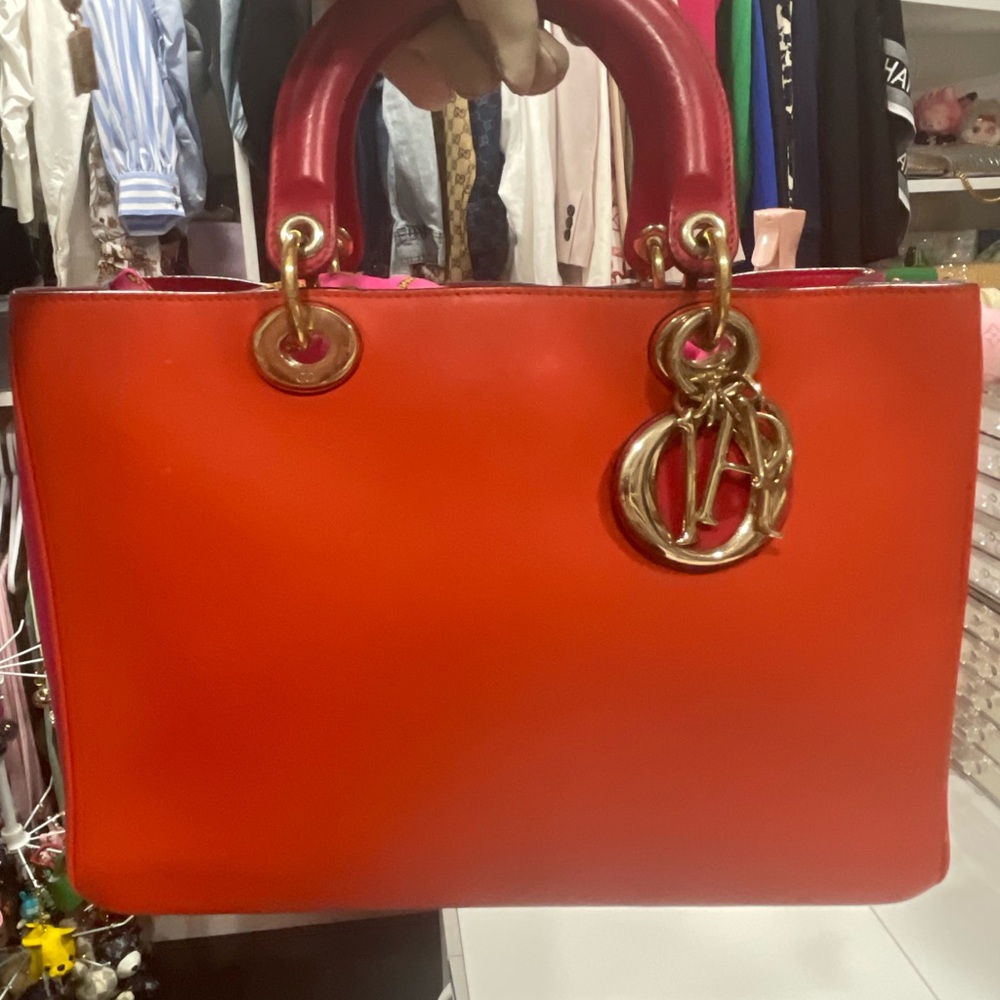 Dior Red Handbag - Picture 3 of 14
